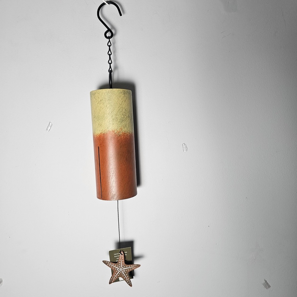Regal Art & Gift Shoreline Starfish Wind Bell 4in Patina Coastal 14155 NWT